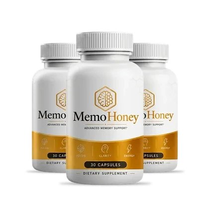 MemoHoney, 3 bottles of 30 capsules