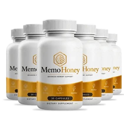 MemoHoney, 6 bottles of 30 capsules