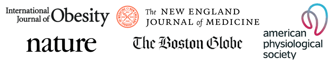 A bar of four publication logos